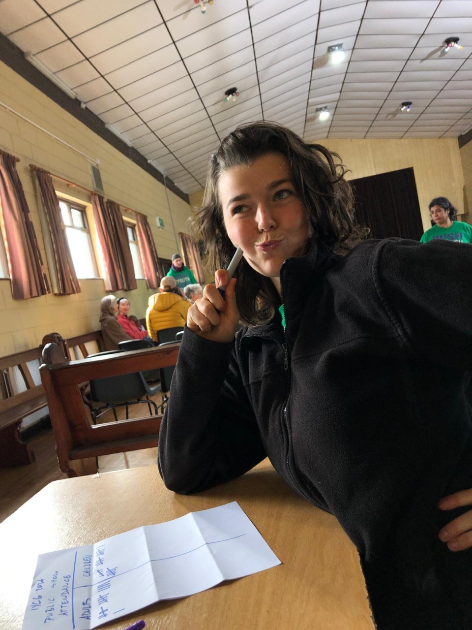 Elisa at the Irish Youth Circus Gathering.