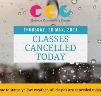 All Classes Cancelled Thursday, 20 May 2021