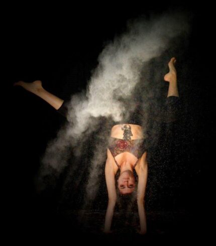 Isabela doing a magical handstand 1