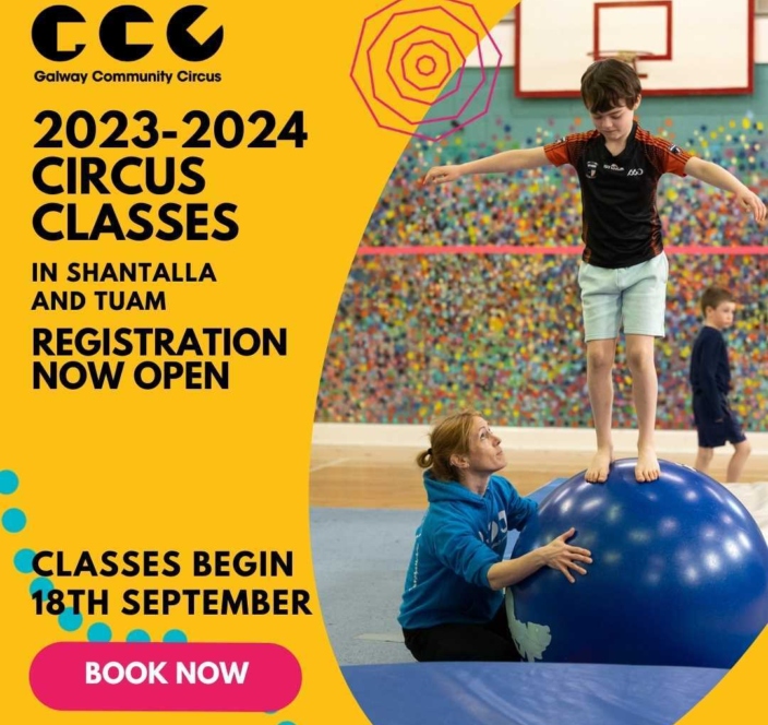 Registration for 2023-2024 Galway Community Circus Classes now open!