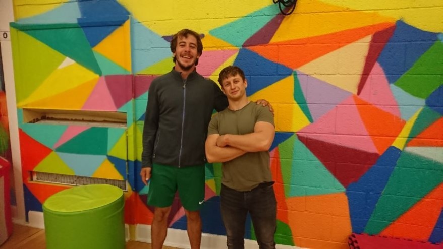 Liam and Freddy at GCC