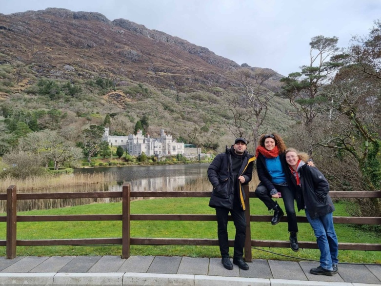Baran with our other ESC volunteers in Connemara