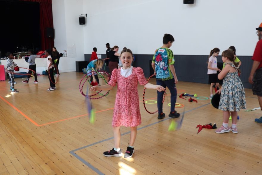 Big Top to Big Dreams girl learning circus skills