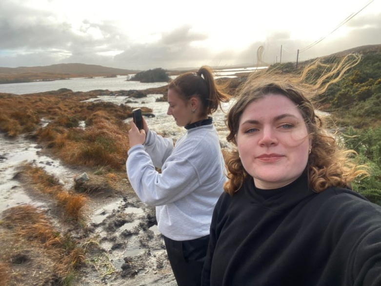 Clem and Sophie enjoying Ireland 1