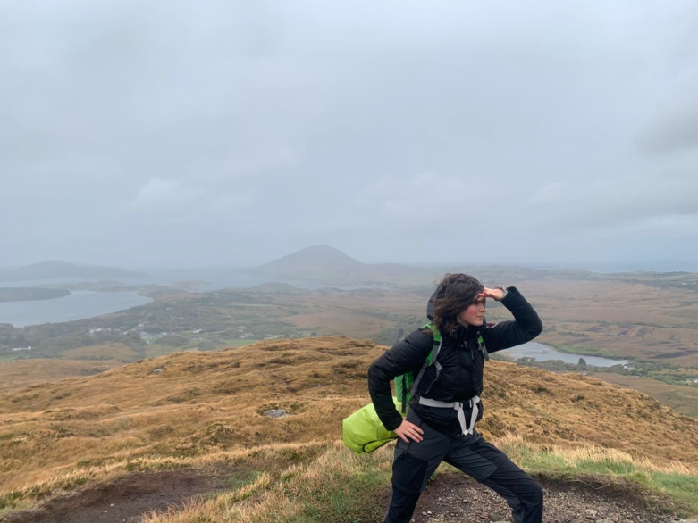 Elisa exploring Connemara in Galway