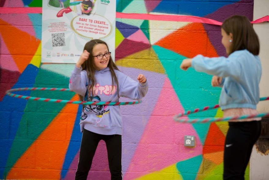 Galway Community Circus Hula Hoop Anita Murphy 2024