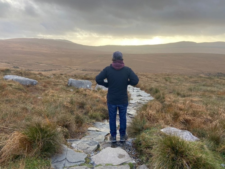 Justin exploring Ireland