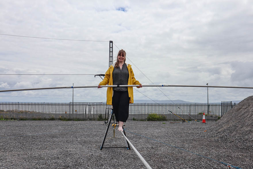 Ulla on the wire