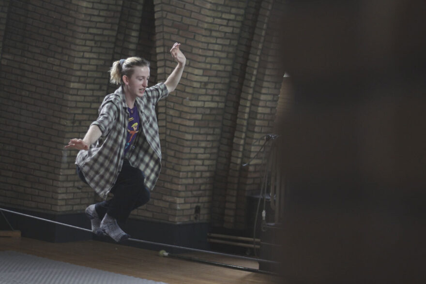 Fred on the tightwire