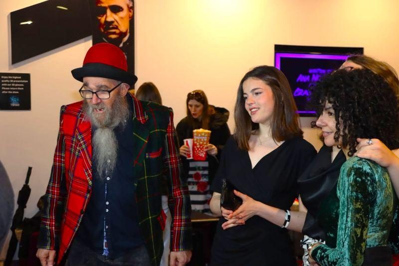 Pete Sofia and Hazar at Take Up Space premiere