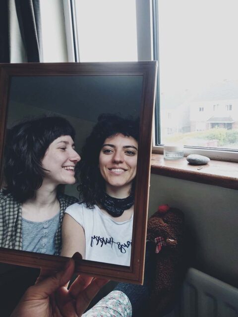 Vanja and her fellow ESC volunteer Gokce